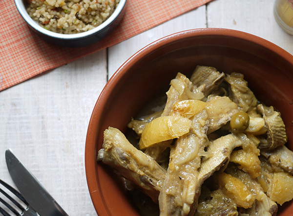 Tajine d’Agneau aux citrons confits