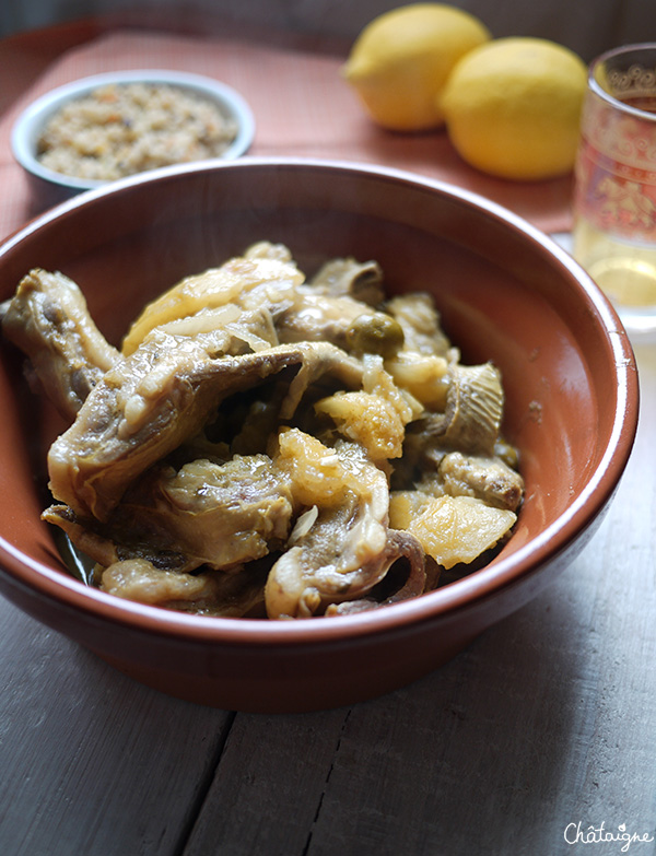 tajine d'agneau aux citrons confits