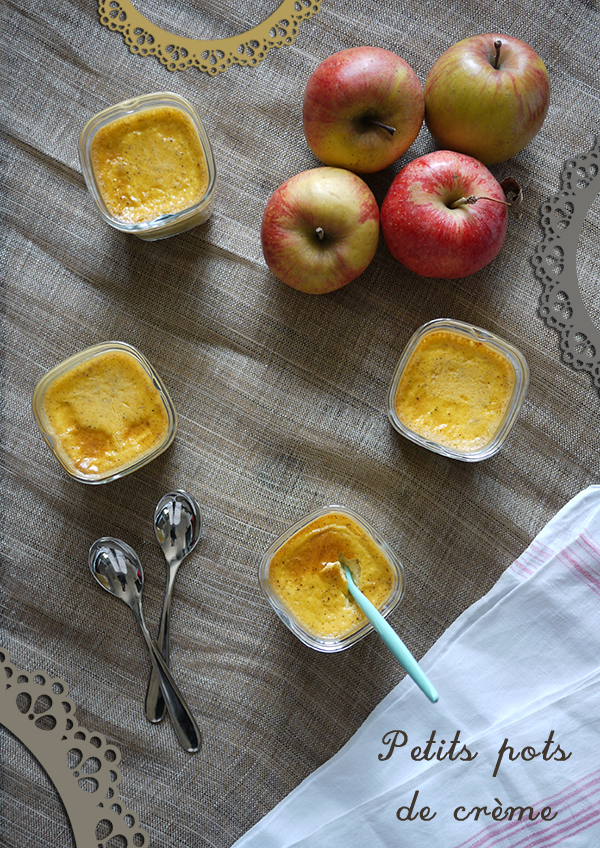 Petits pots de crème à la vanille