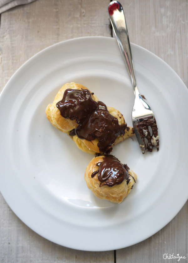 Profiteroles aux marrons