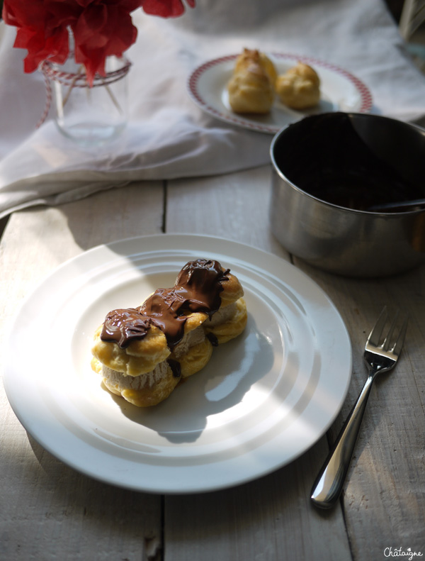 Profiteroles aux marrons