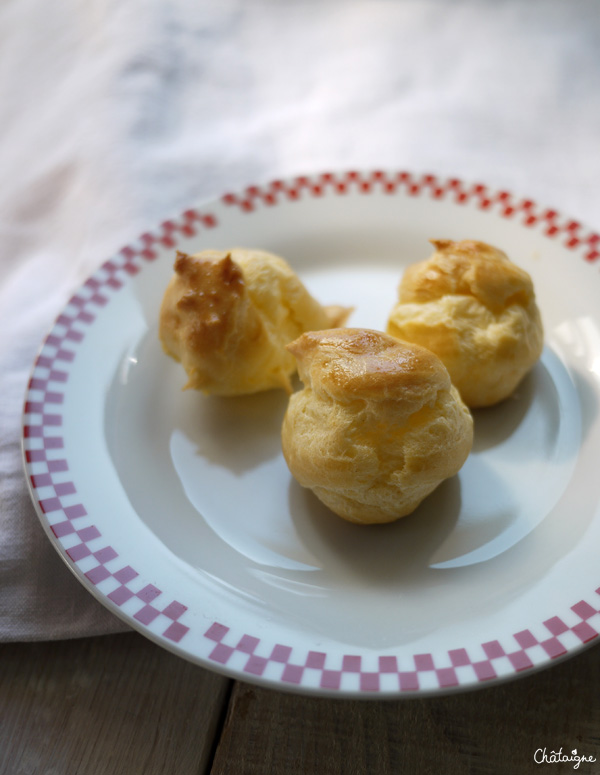 Profiteroles aux marrons