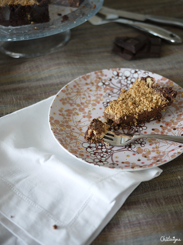 tarte à la mousse au chocolat