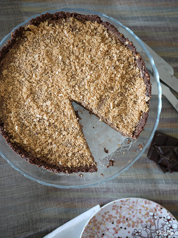 tarte à la mousse au chocolat