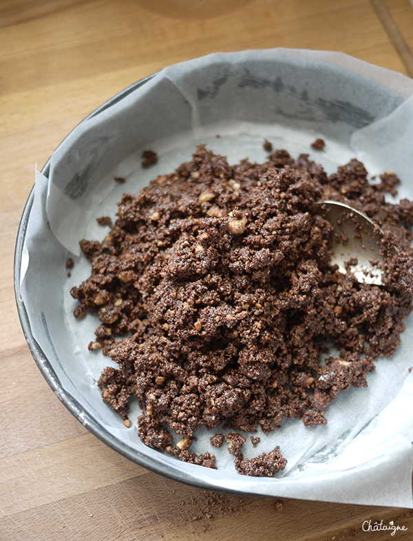 tarte à la mousse au chocolat