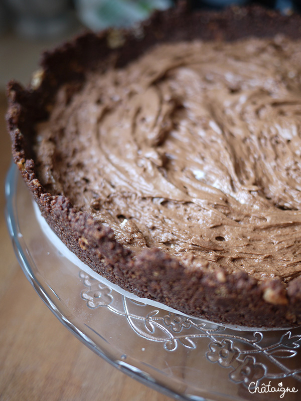 tarte à la mousse au chocolat