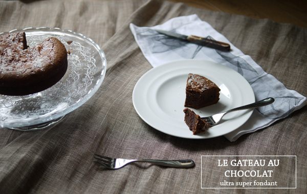 gâteau au chocolat très fondant