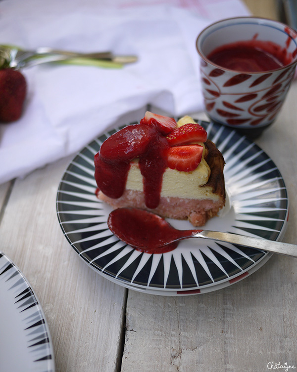 cheesecake aux fraises