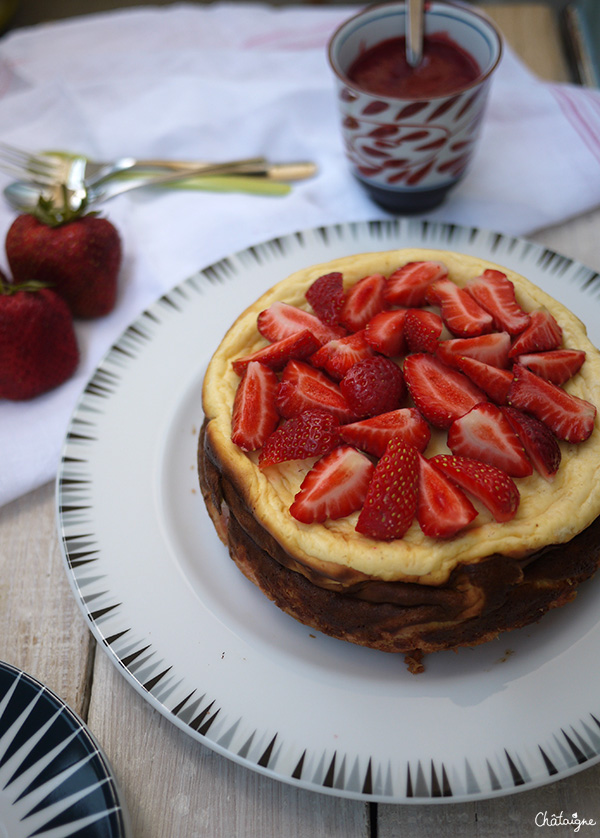 cheesecake aux fraises