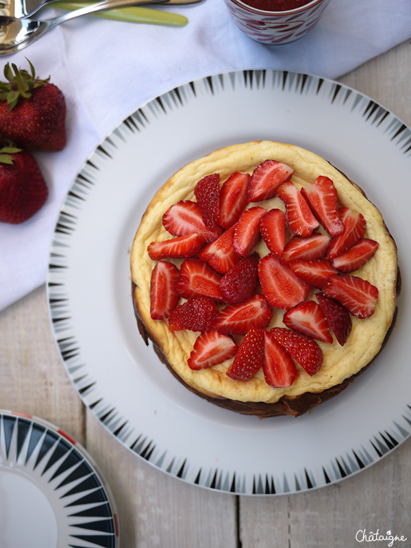 cheesecake aux fraises