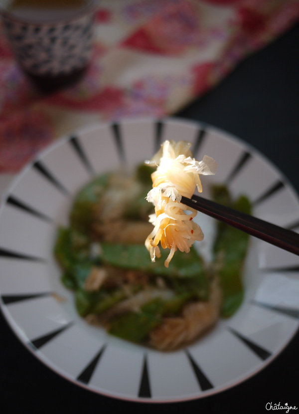 Nouilles de Konjac aux légumes sautés