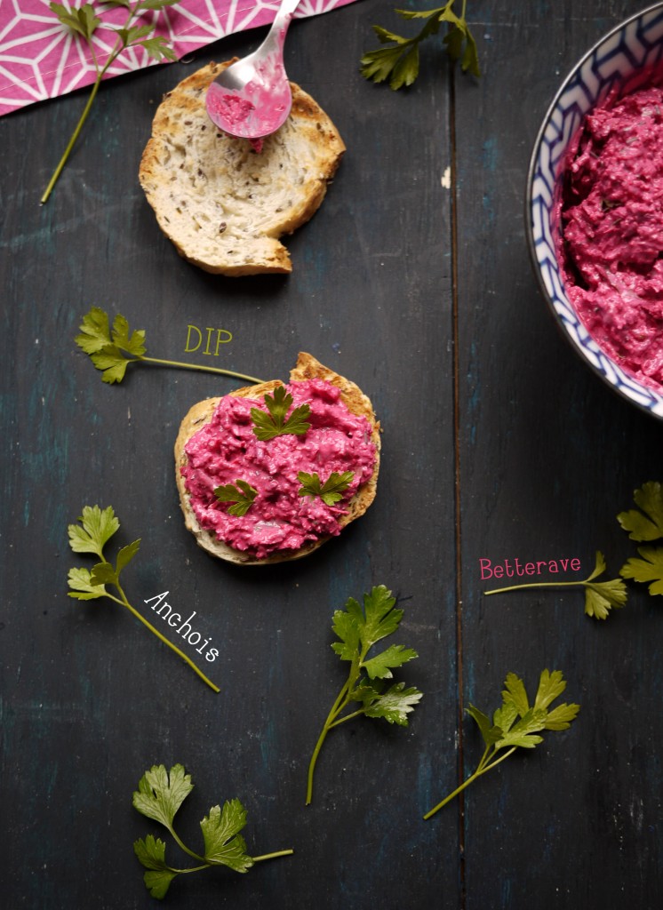 Dip de betteraves rouge