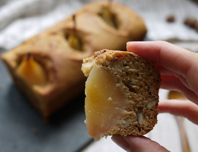 Cake épicé aux poires