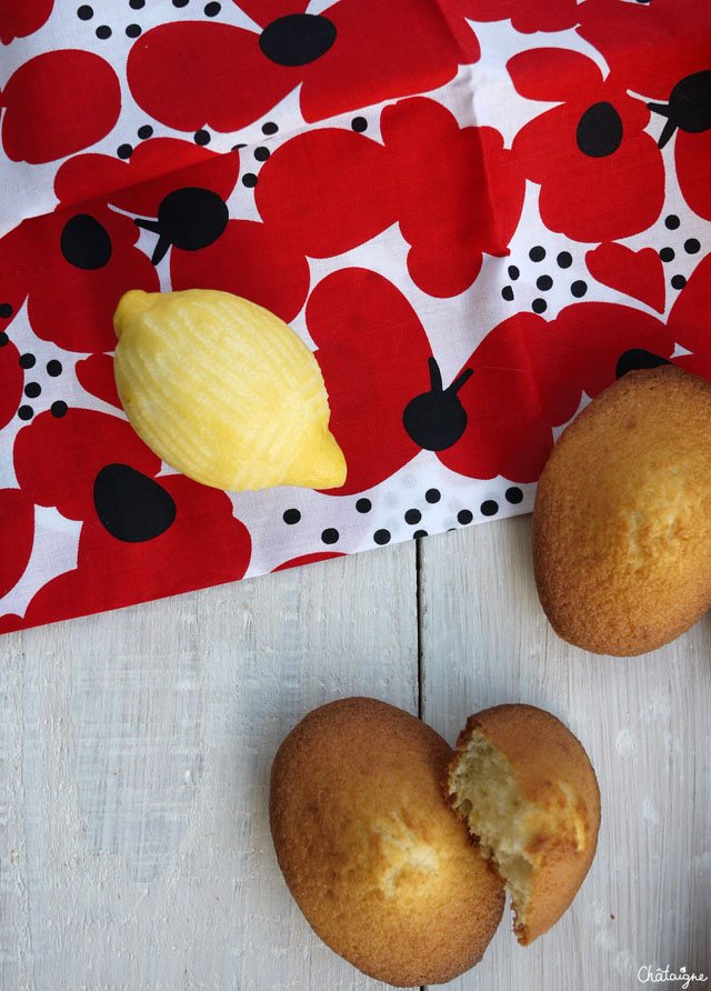 madeleines au citron