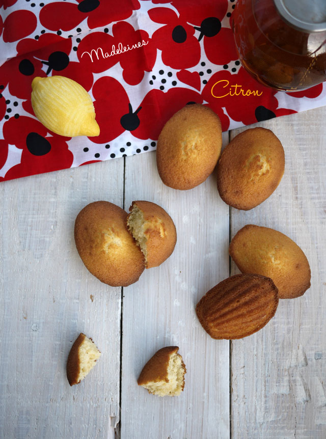 madeleines au citron