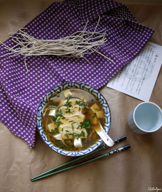 Nouilles SOBA en bouillon