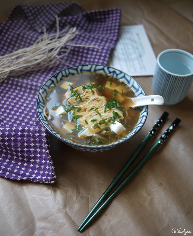 Nouilles SOBA en bouillon