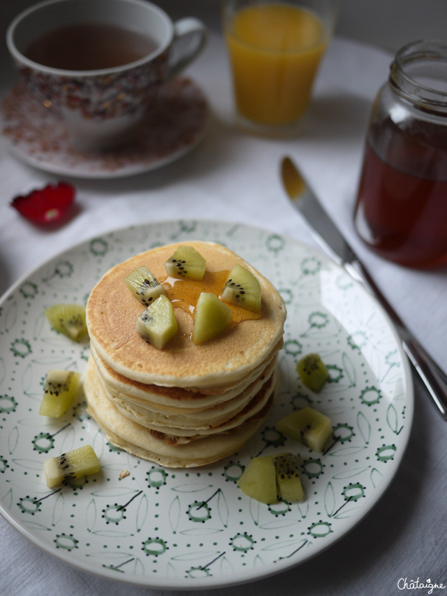 pancakes japonais, faciles et moelleux