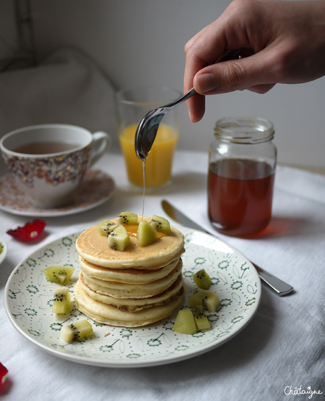 pancakes japonais, faciles et moelleux