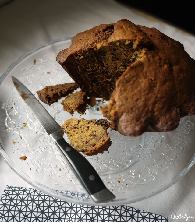 Gâteau bananes-chocolat