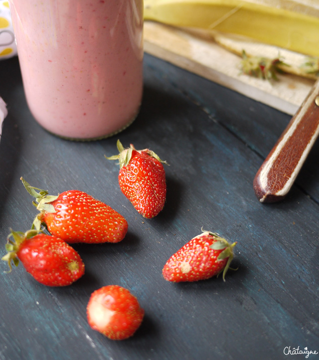 milkshake fraises-banane