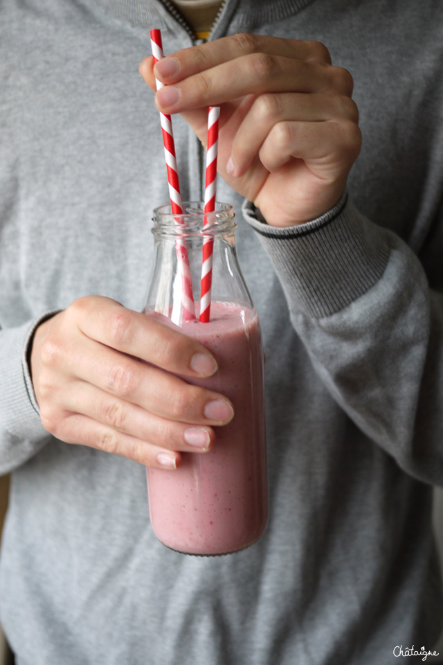 milkshake fraises-banane