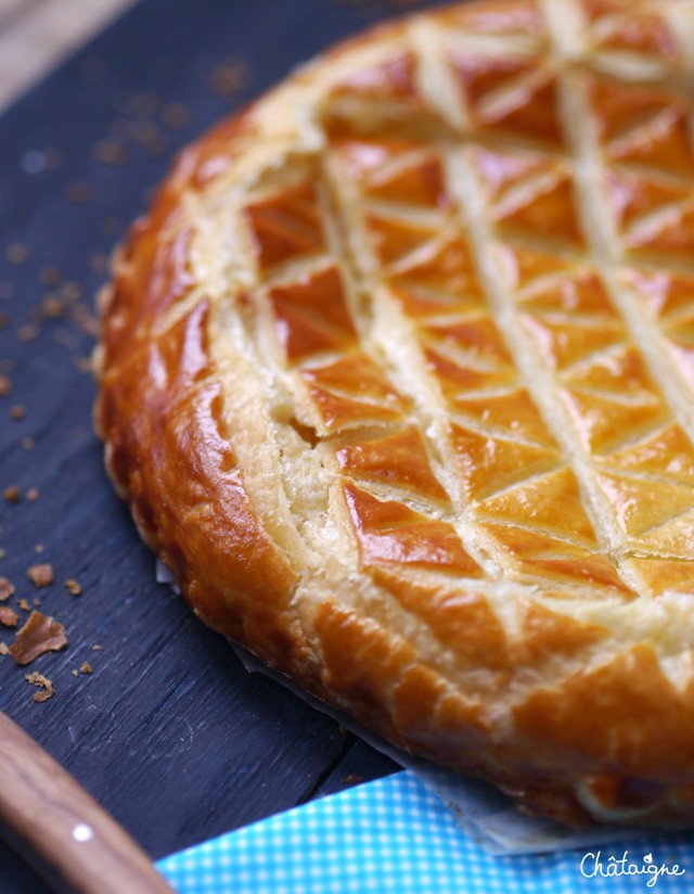 galette des rois au citron et cédrats confits