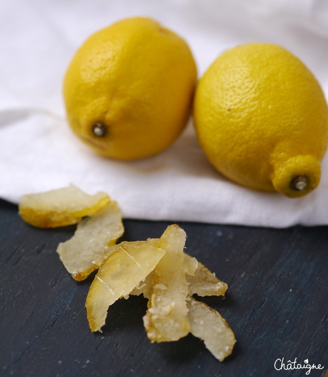 galette des rois au citron et cédrats confits