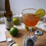 Cocktail bière, passion, citron vert