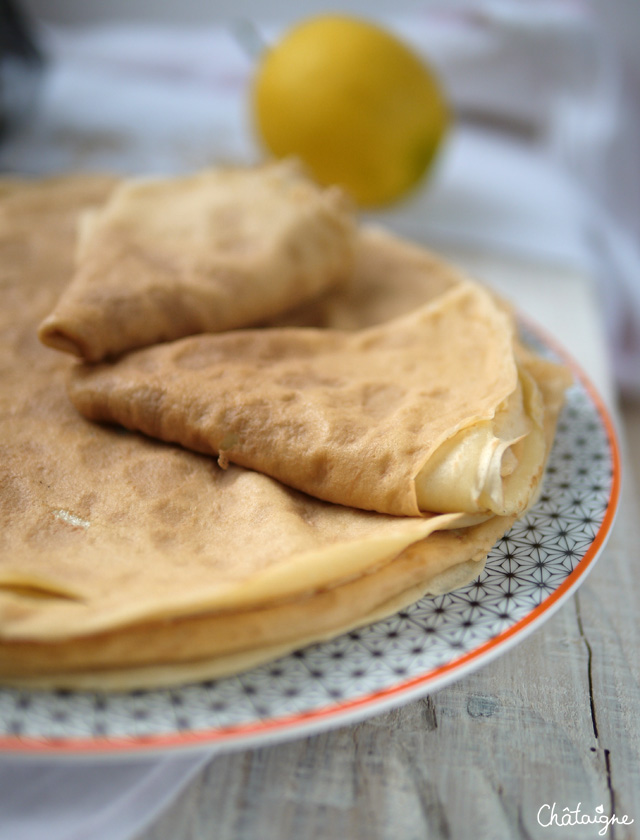 Crêpes au lait d'avoine et tahin - Chandeleur