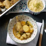 Couscous de poulet légumes racines