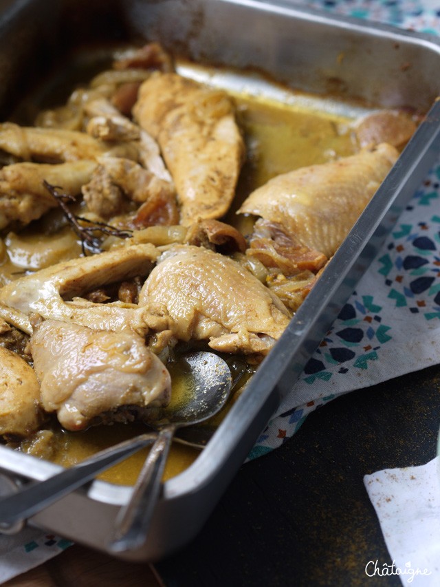 Couscous de poulet et légumes racines