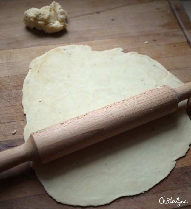 tourte aux blettes et tomates