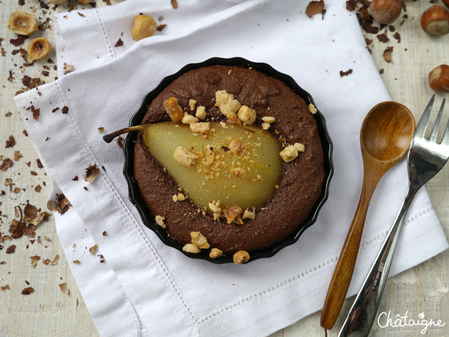 Petits gâteaux poire et chocolat