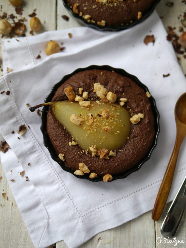 Gâteaux poire et chocolat - Blog de Châtaigne (6)