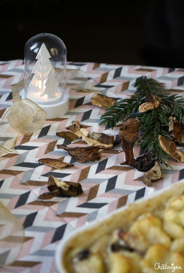 gratin de gnocchis aux cèpes