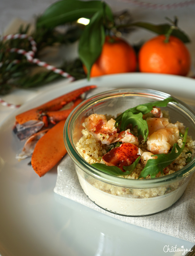 Panna cotta de homard