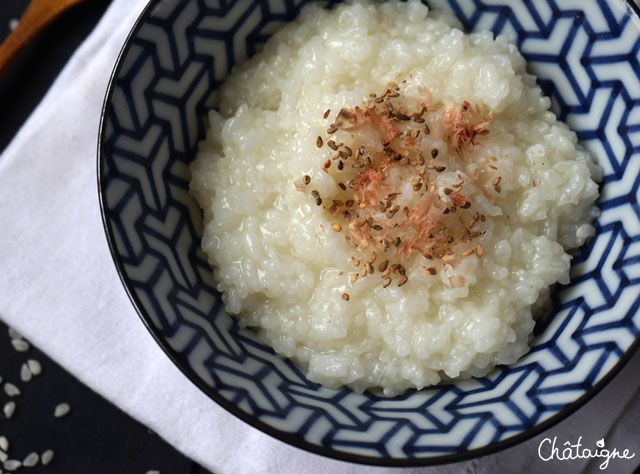 Okayu ou bouillie de riz pour soigner ta gastro