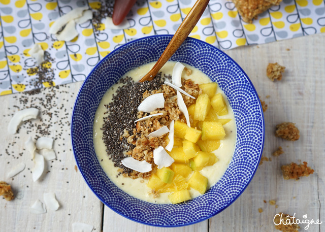 Smoothie bowl mangue-banane