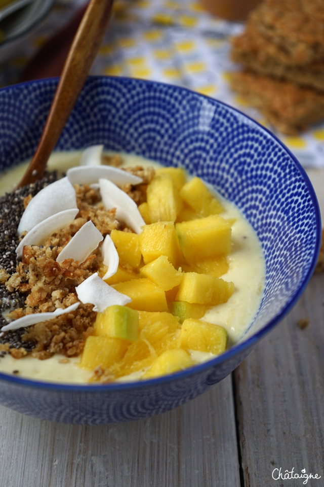 smoothie bowl mangue-banane