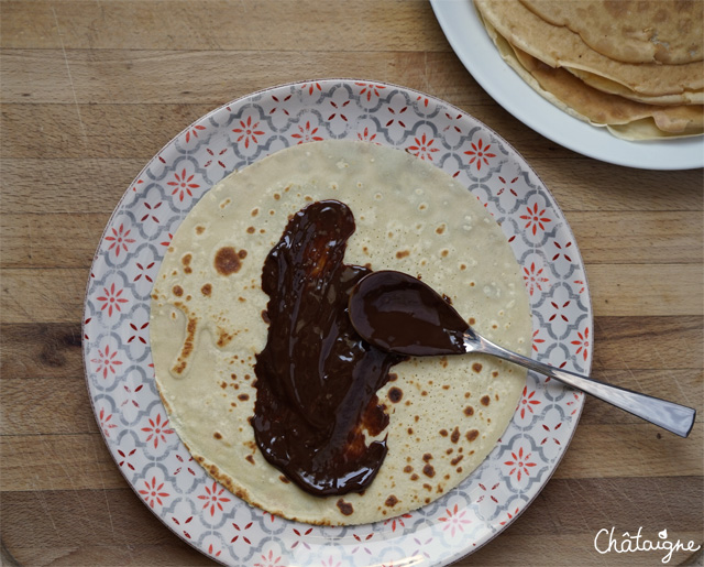 gâteau de crêpes chocolat-orange