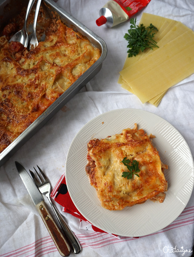 Lasagnes à la bolognaise