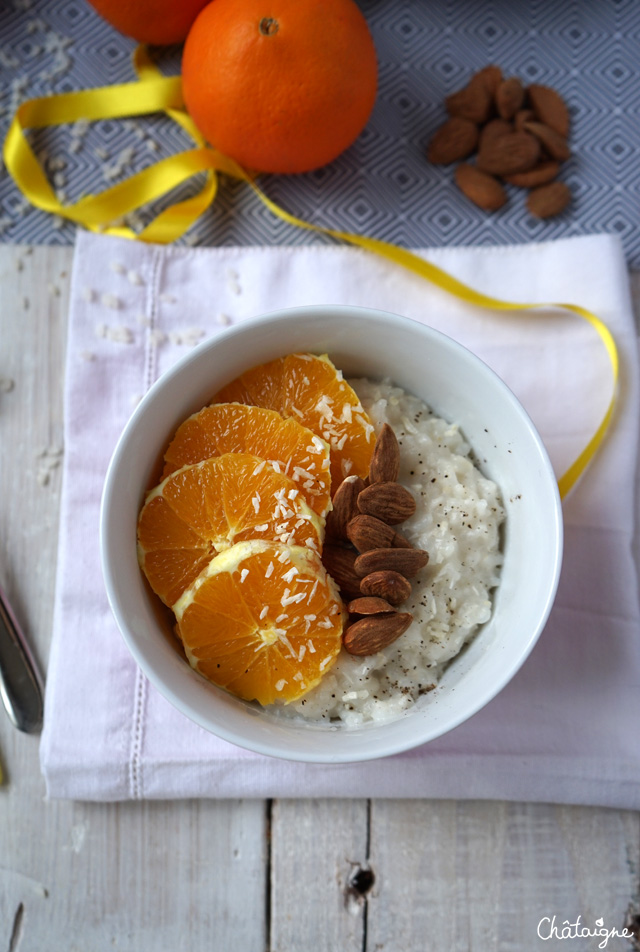 Porridge de riz au lait de coco