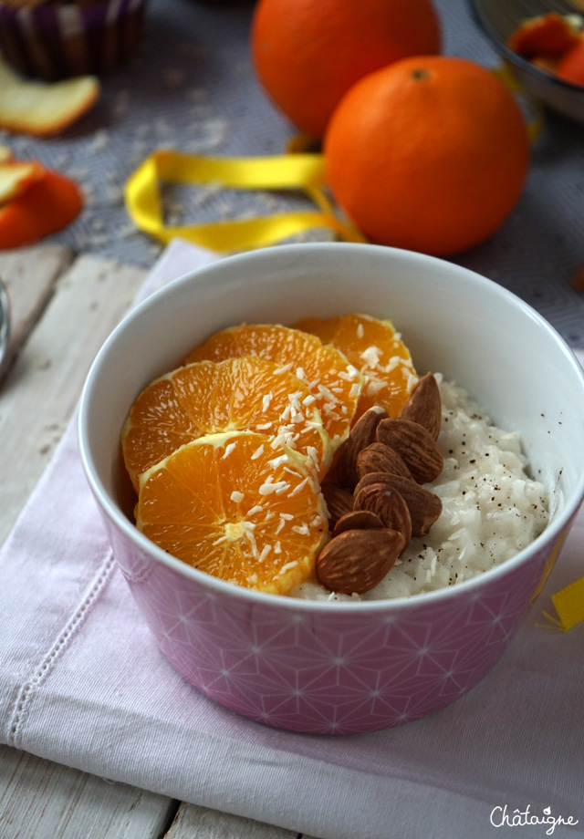 Porridge de riz au lait de coco