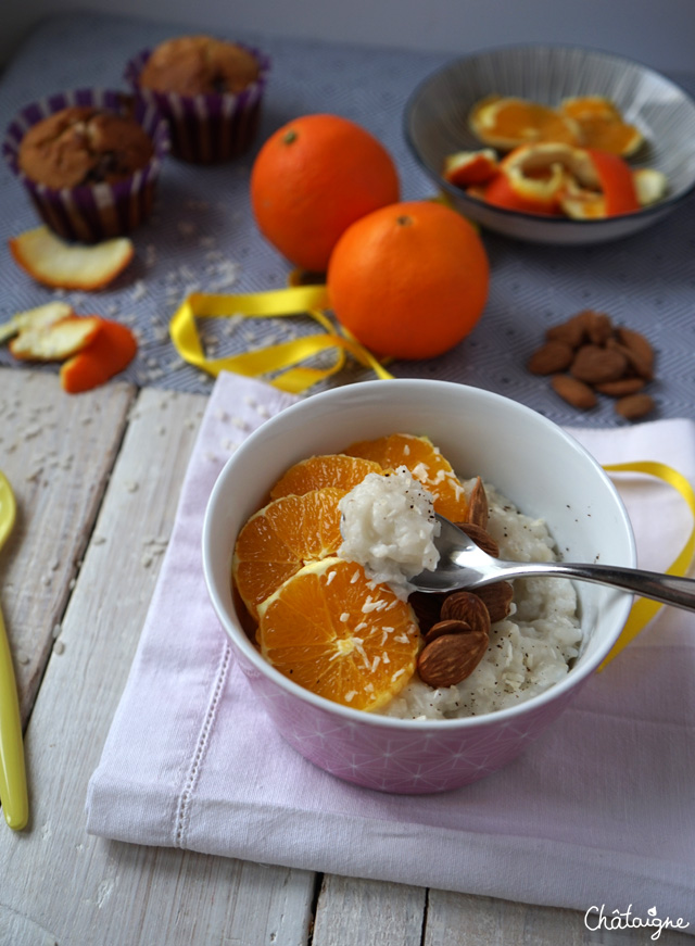 Porridge de riz au lait de coco