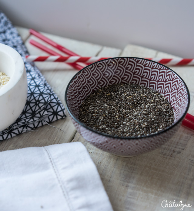 smoothie kiwis, coco et graines de chia