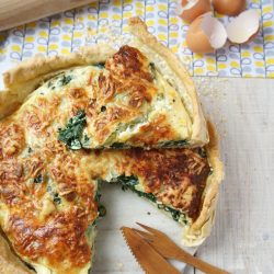 Tarte aux épinards et ravioles du Royans