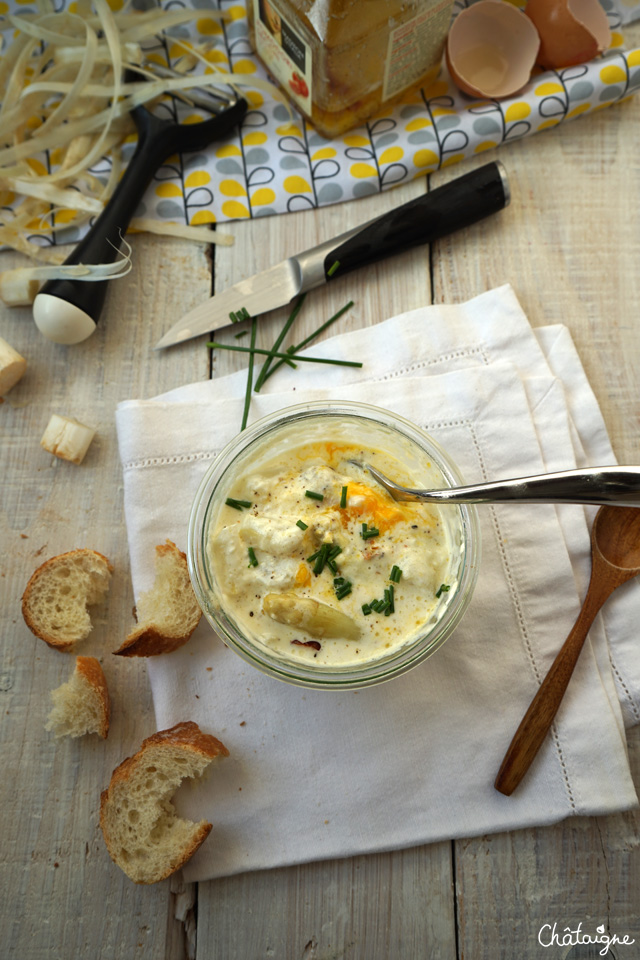 Oeufs cocotte aux asperges