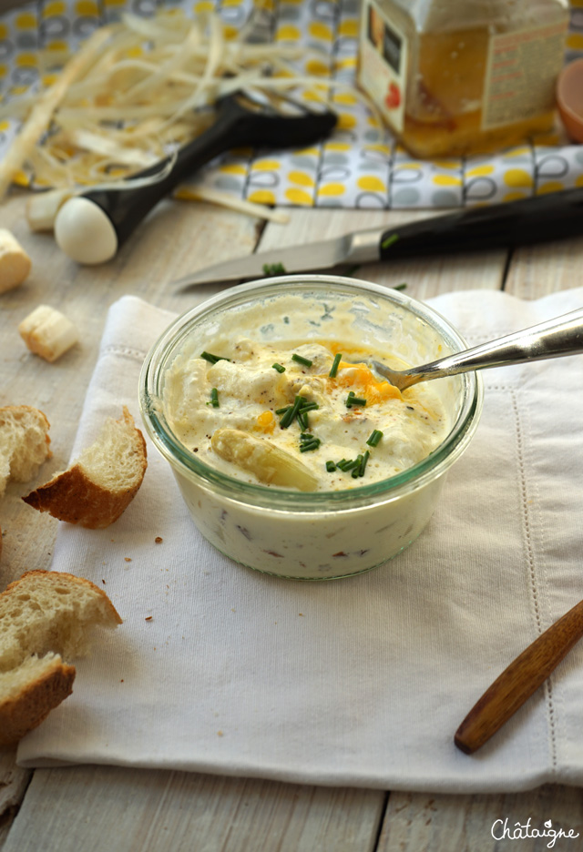 Oeufs cocotte aux asperges