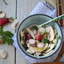 Salade de champignons de Paris